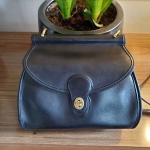 Vintage Coach Black Logan bag